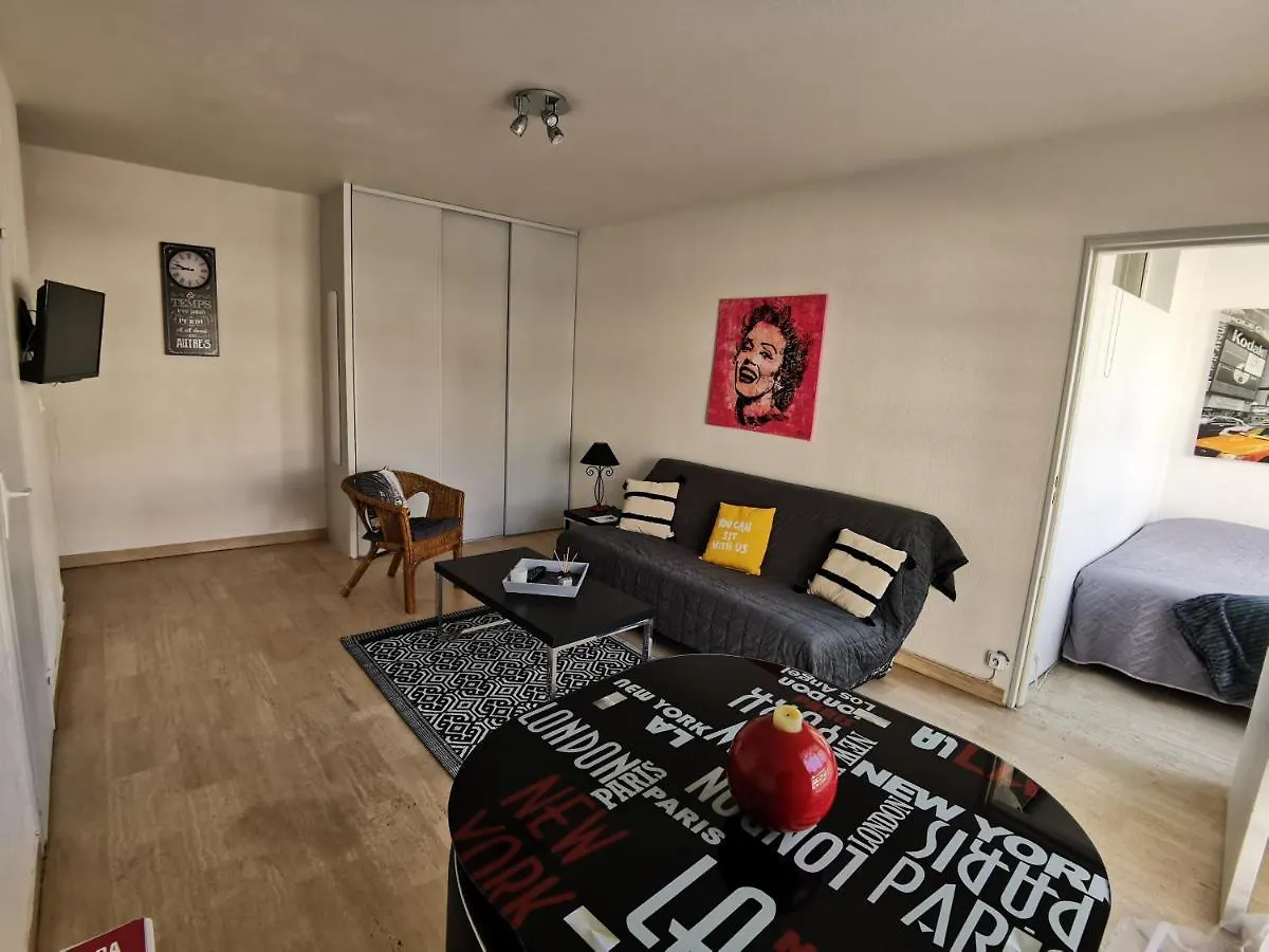 Lägenhet Grand Studio De 33M² A 300M Des Plages Vallauris Frankrike